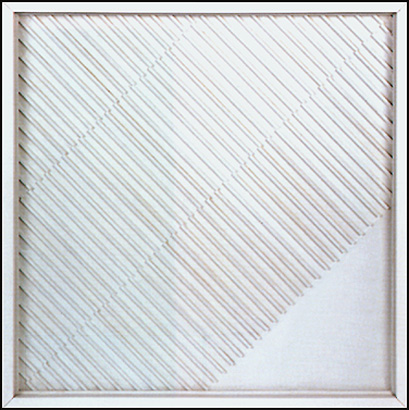 Ritmo, 1966. Oleo sobre madera, 53,5 x 55,5 x 5,3 cm.