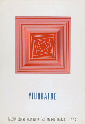 Cartel exposición Galería Edurne, Madrid 1967. Serigrafía