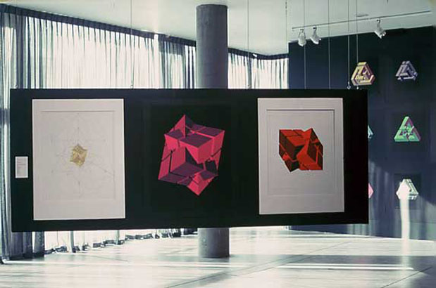 Exposición en el Carpenter Center, 1976. Harvard University. USA