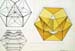 Dibujo para estructura volante cuboctaédrica, 1978