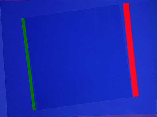 Fluctuación, 1989. Acrílico sobre lienzo. 97,5 x 130,5 cm.