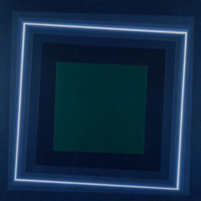 Preludio, 1992. Acrílico sobre lienzo, 140 x 140 cm.