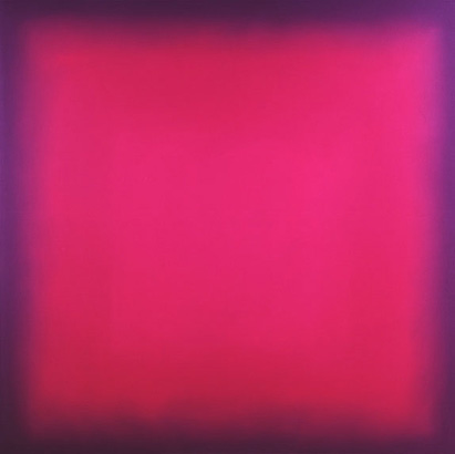 Postludio magenta, 2003. Acrílico sobre lienzo, 170 x 170 cm